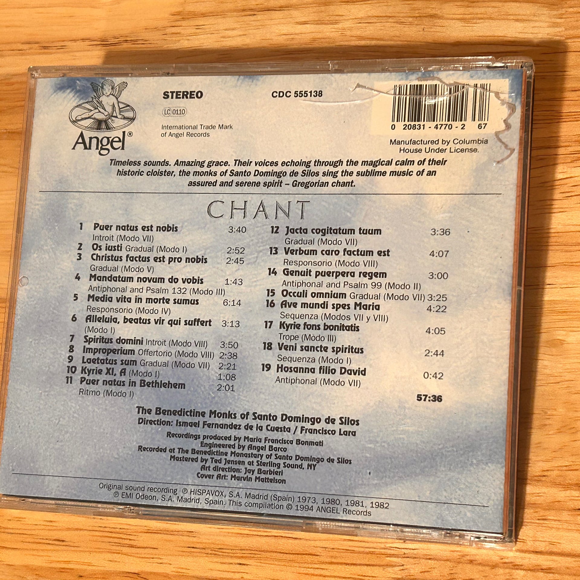 Set of Chant I & Chant II - The Benedictine Monks of Santo Domingo de Silos CDs 3