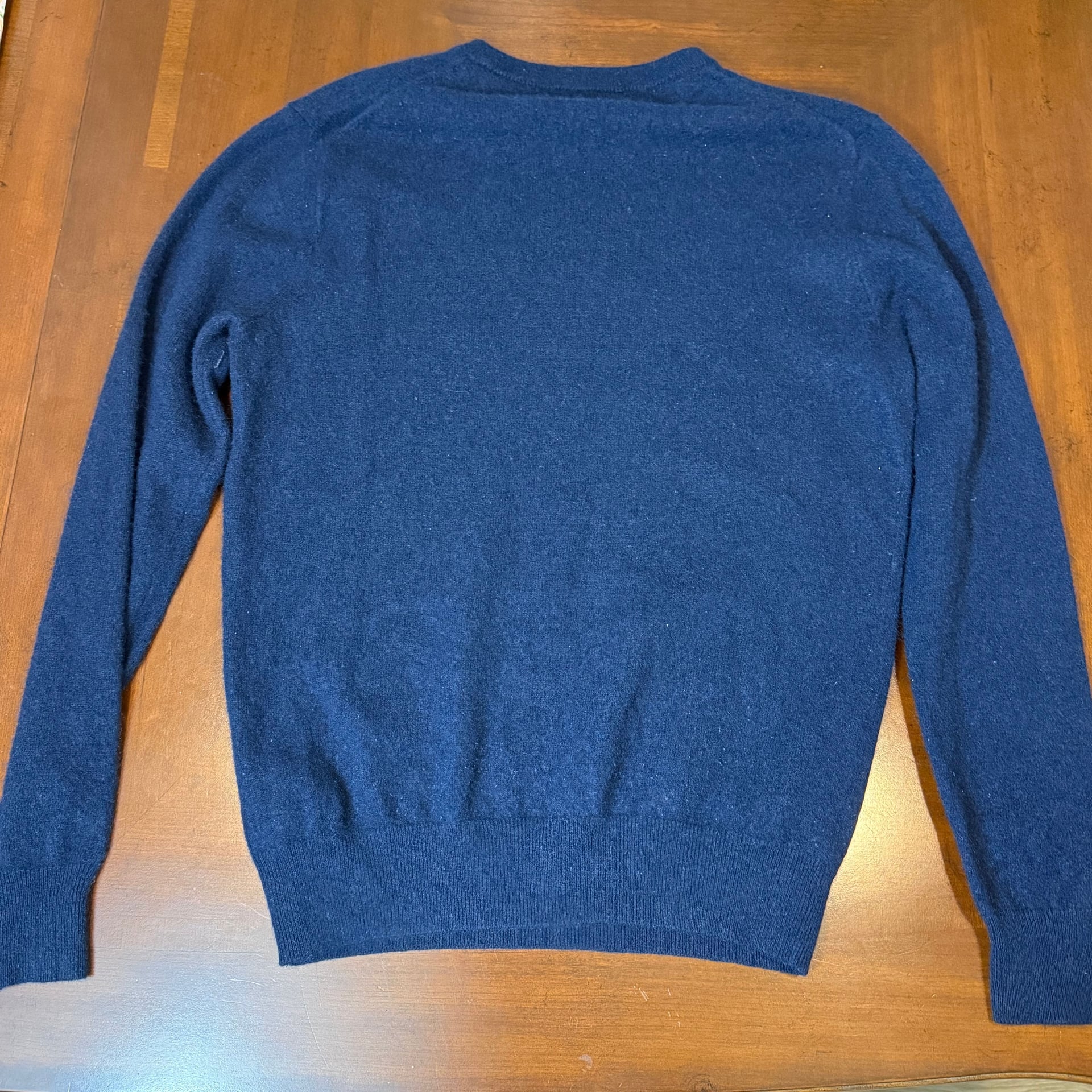 J. Crew Cashmere Crewneck Sweater in Navy Blue 3