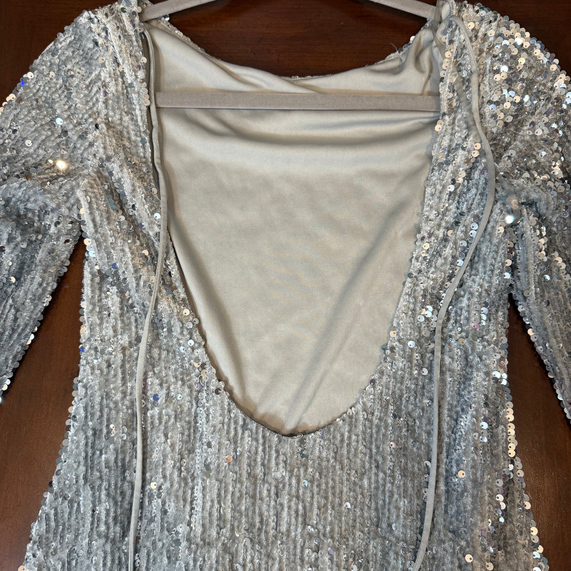 Windsor Long Sleeve Sequin Mini Dress 2
