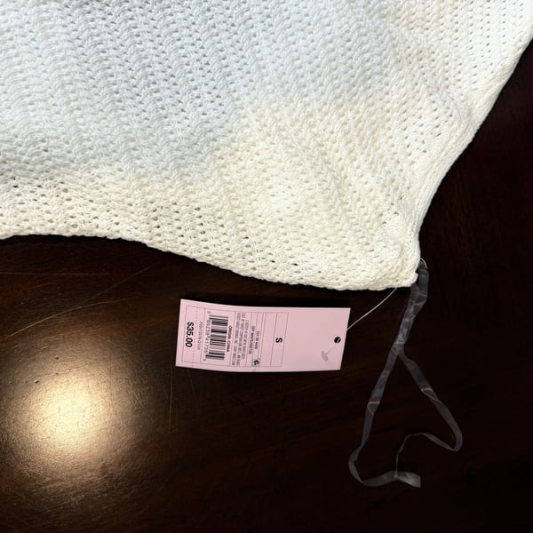 New Wild Fable Off-White Knit Sweater - Size S