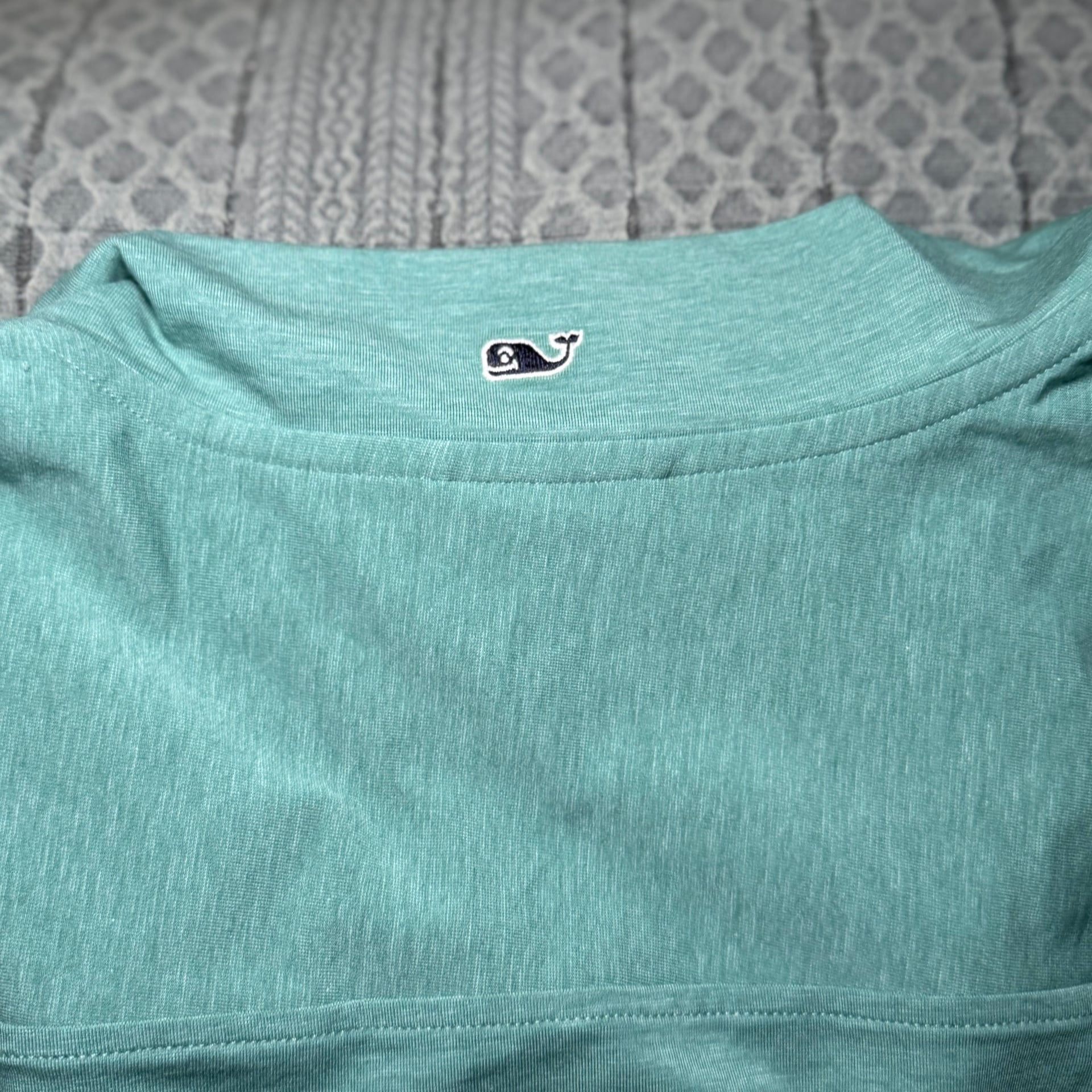 Vineyard Vines Quarter-Zip Pullover Men's Size XXL Heather Teal 6