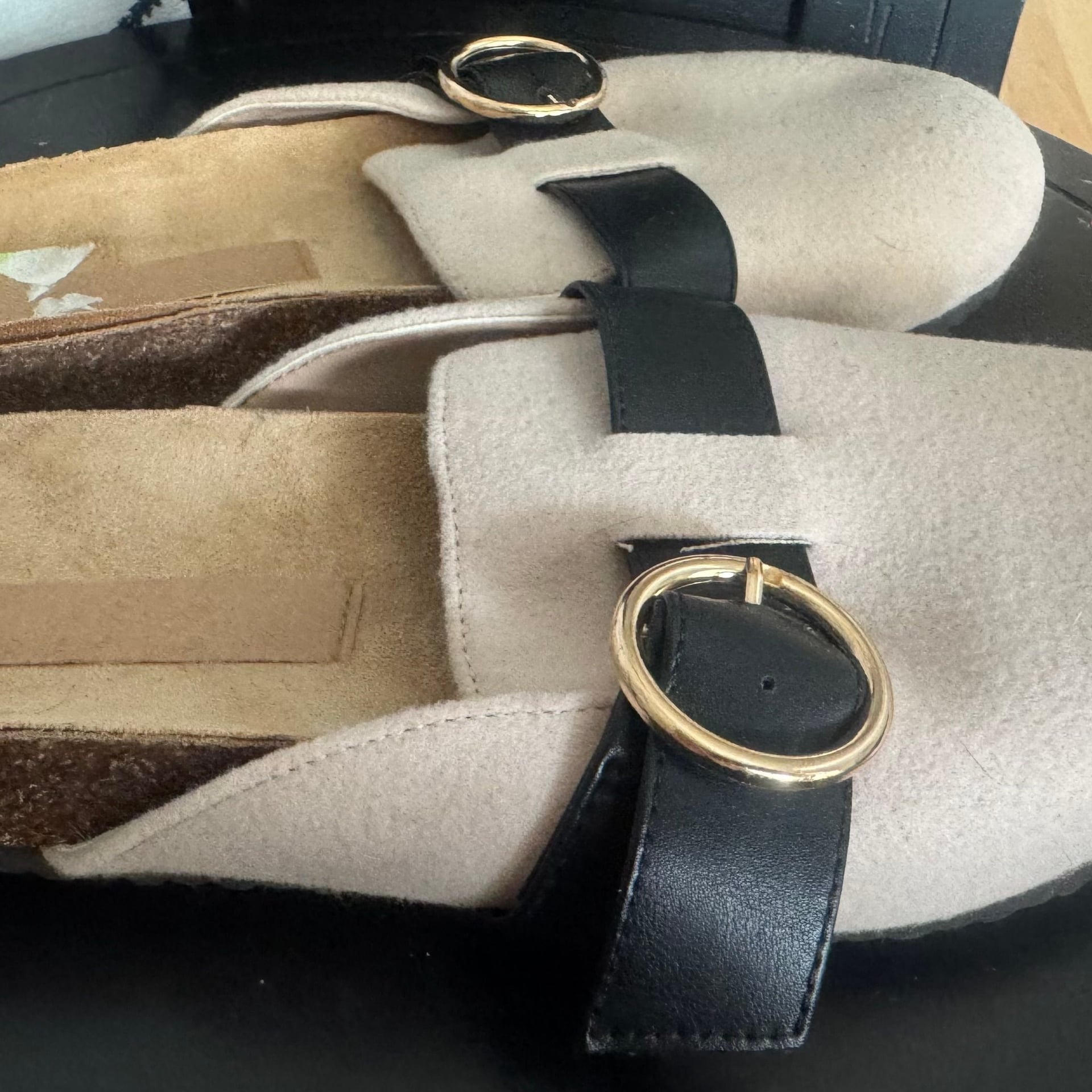 ASOS mule clogs in cream Size 8 3