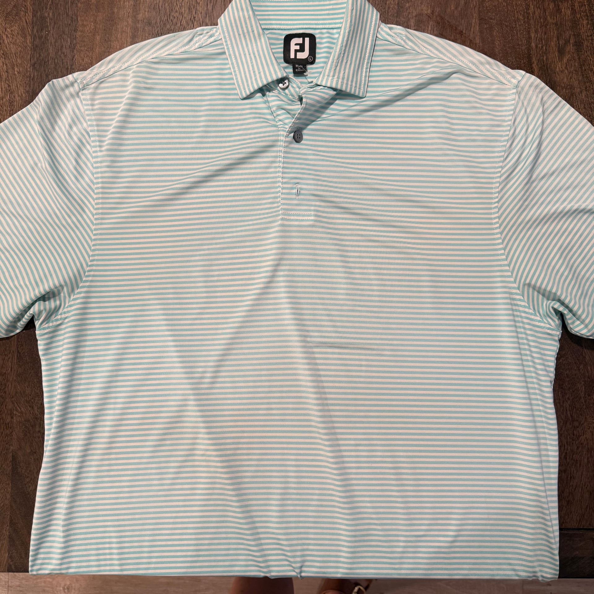 FootJoy Athletic Fit Classic Stripe Men's Golf Polo 1