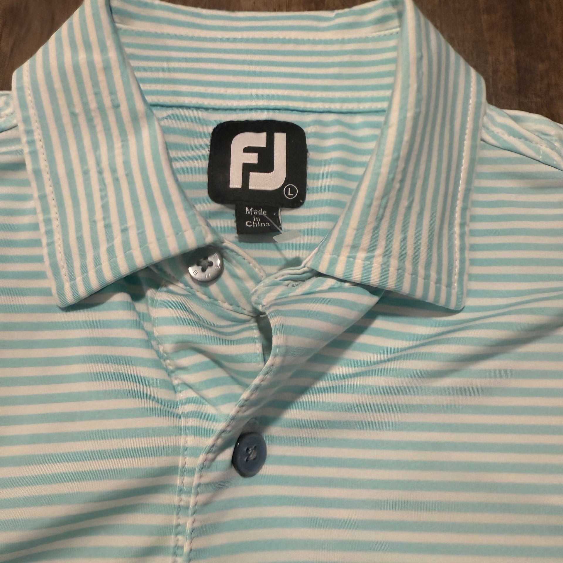 FootJoy Athletic Fit Classic Stripe Men's Golf Polo 2