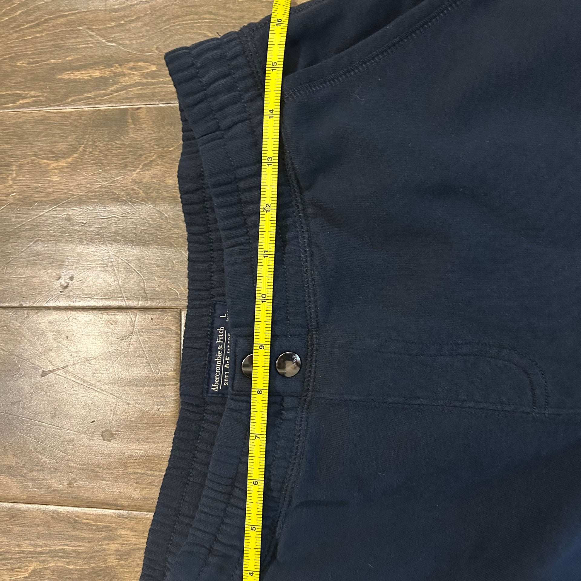 Abercrombie & Fitch fleece sweatpants Navy L 4