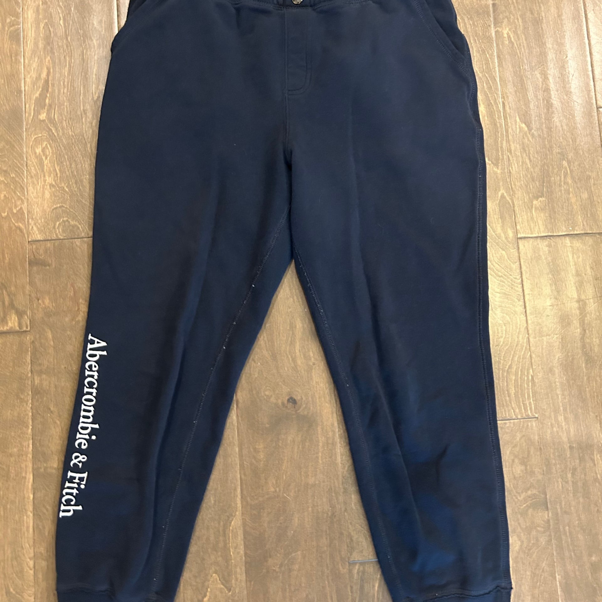Abercrombie & Fitch fleece sweatpants Navy L 2