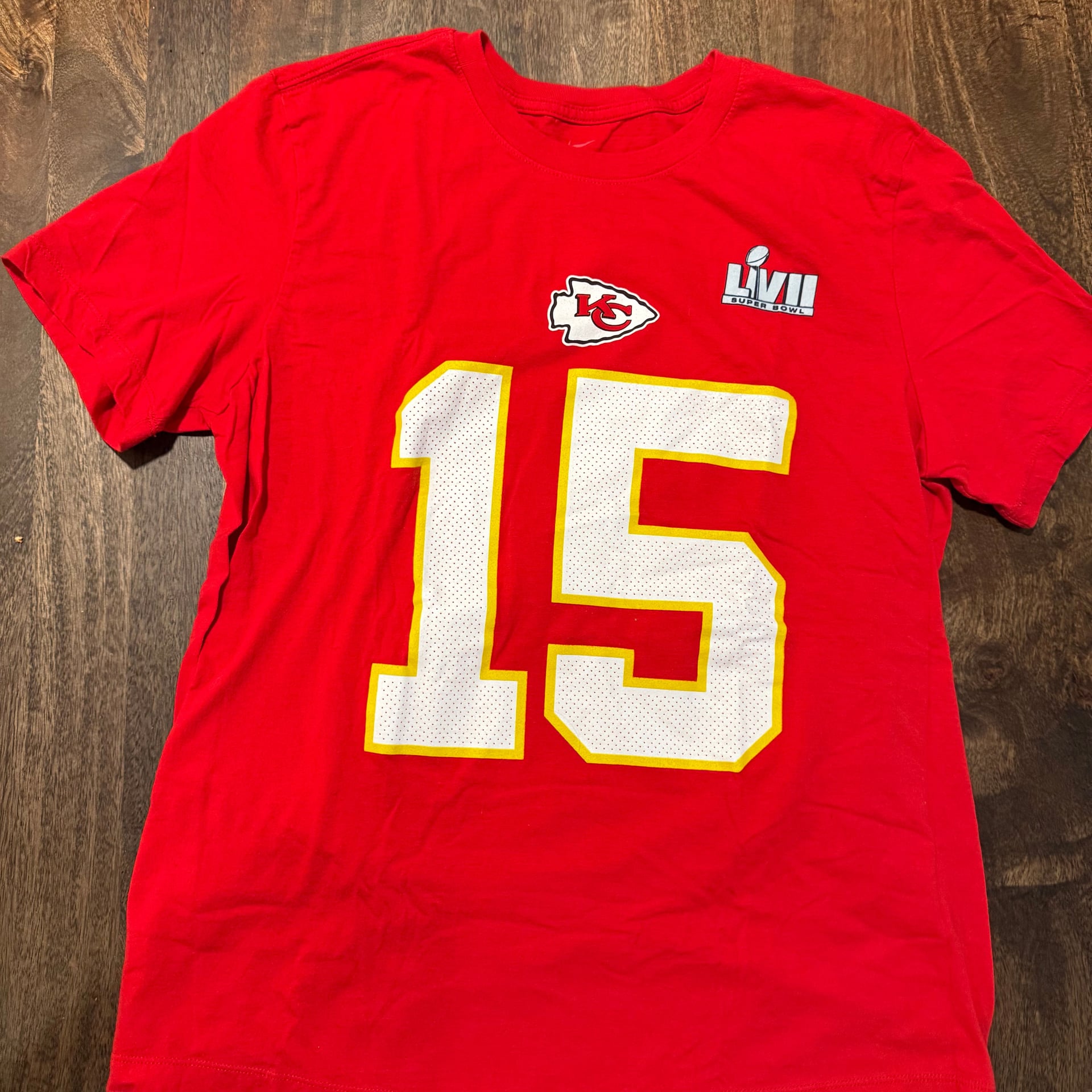 Nike Men's NFL Kansas City Chiefs Patrick Mahomes Super Bowl LVIII T-Shirt 1