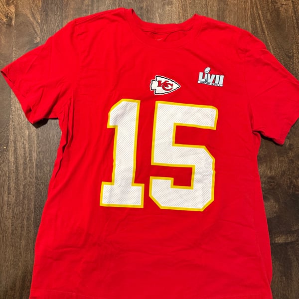 Nike Men's NFL Kansas City Chiefs Patrick Mahomes Super Bowl LVIII T-Shirt
