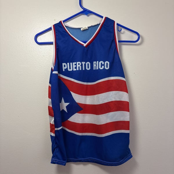 Puerto Rico Flag Tank Top Souvenirs, Adult Sizes, Flag on Both Sides K14/16