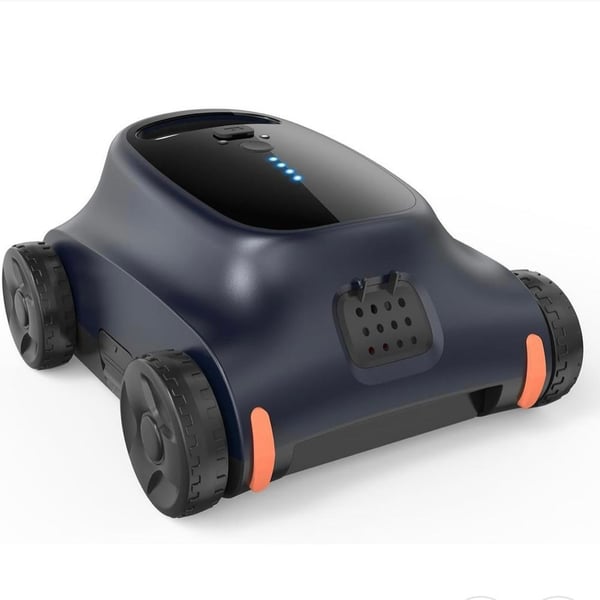 Robotic Pool Cleaner for Inground Pools, Smart Navigation, Floor Wall Waterline Cleaning, 150 Minutes Runtime, Up to 2000 Sq.ft (Blue) : Patio, Lawn & Garden