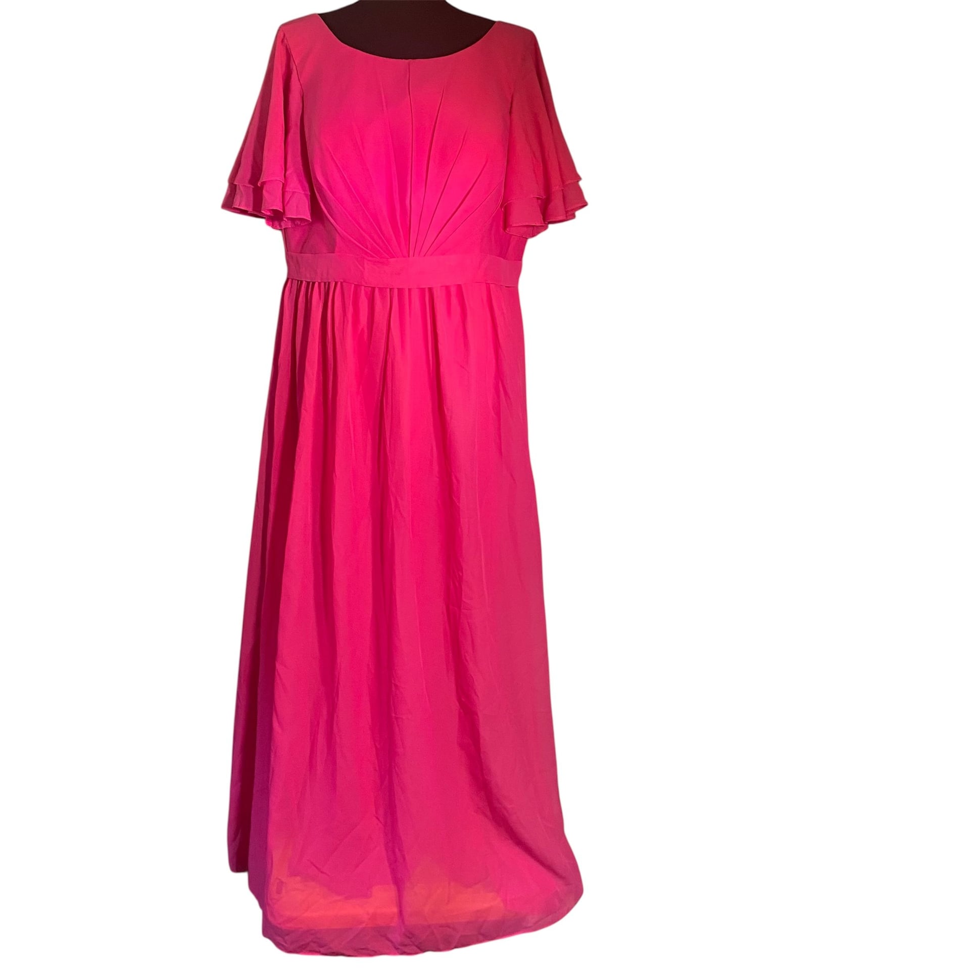 Formal Dress Womens Size 18W Maxi Dress MSRP $124-$180 NWT Padded Hidden Zip 2