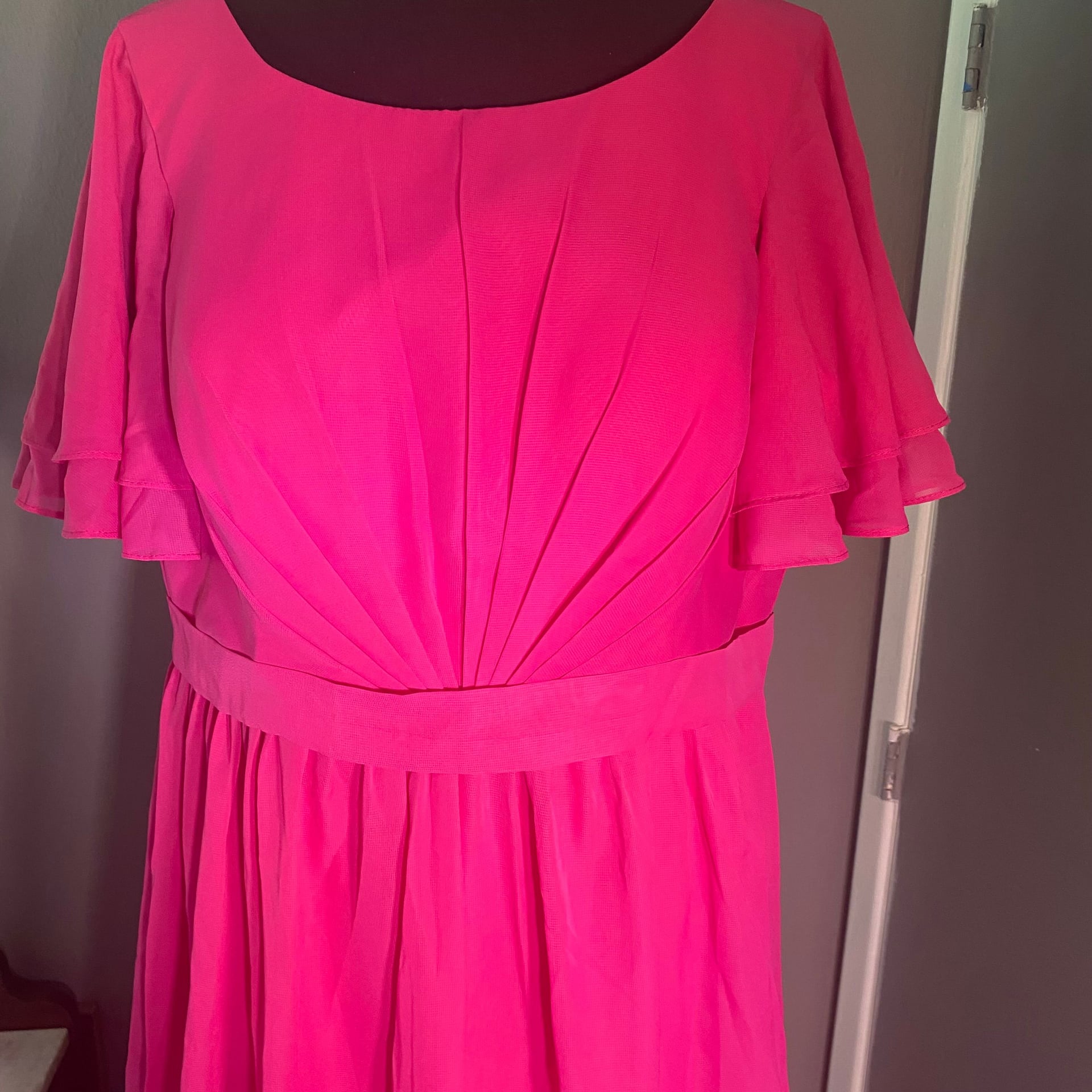 Formal Dress Womens Size 18W Maxi Dress MSRP $124-$180 NWT Padded Hidden Zip 4