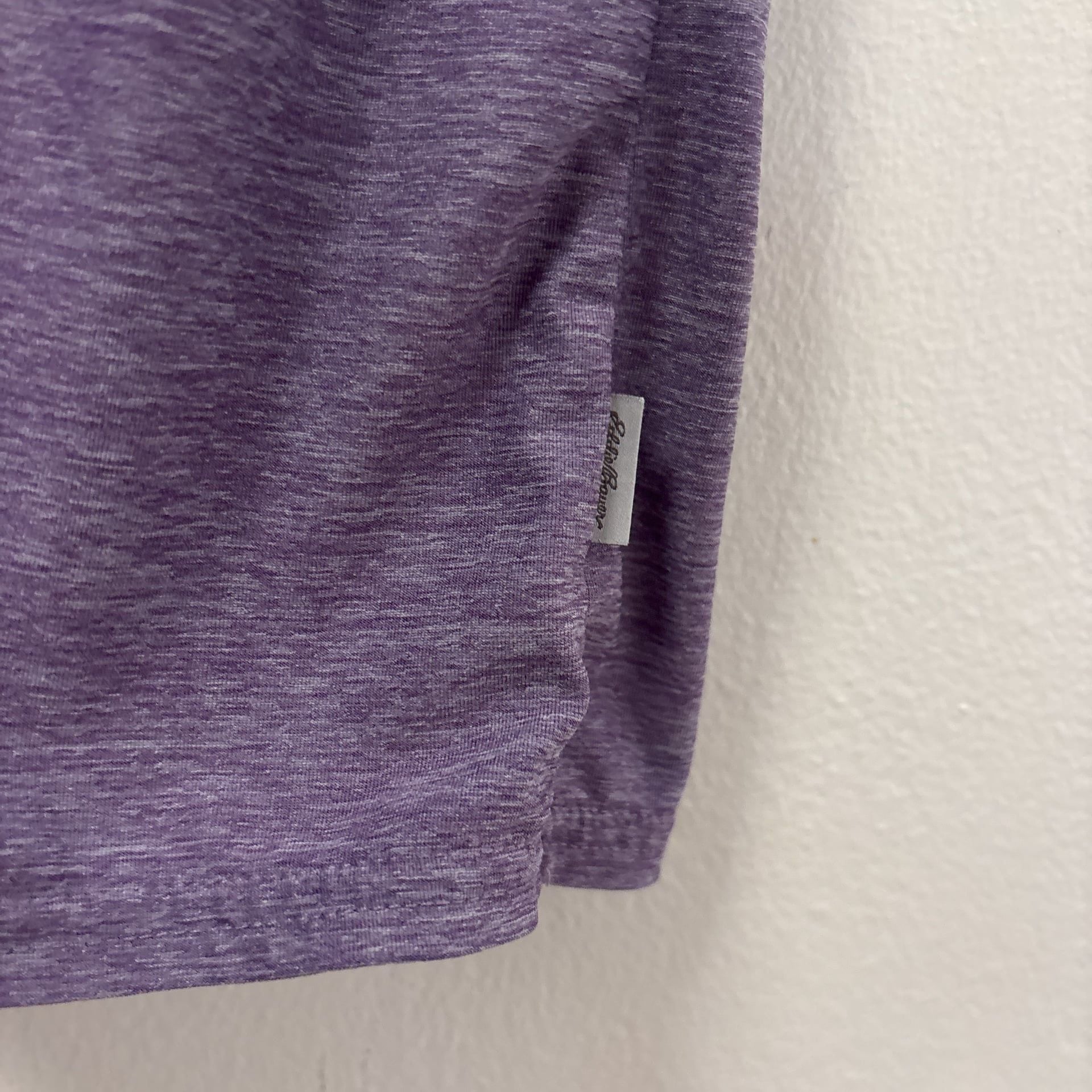 Eddie Bauer Polo Shirt in Heathered Purple, Size M 3