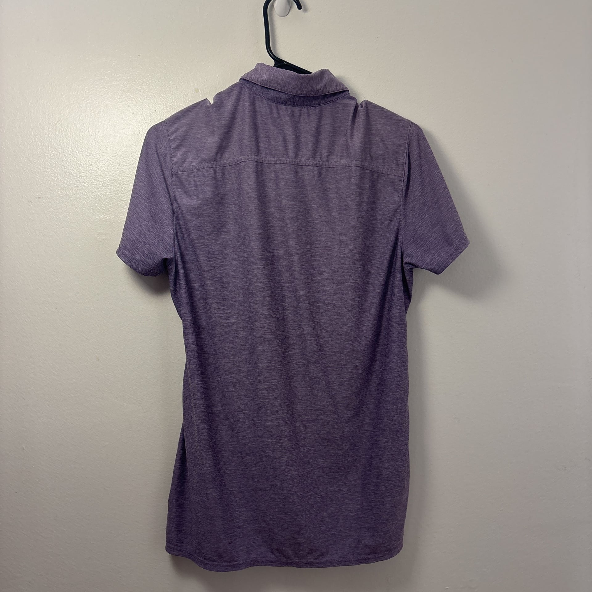 Eddie Bauer Polo Shirt in Heathered Purple, Size M 6