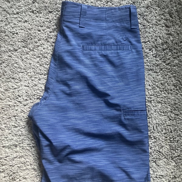 Callaway Golf Adult Mens Stretch Performance Golf Short Opti Dri Peacoat Size 40