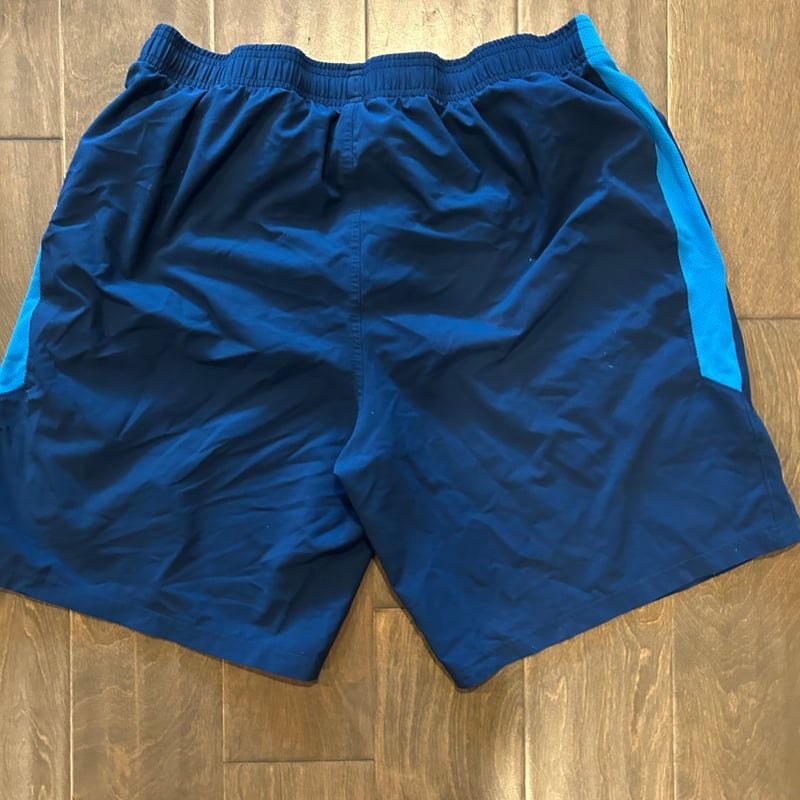 Under Armour Men's Blue Running Shorts with Pockets 5