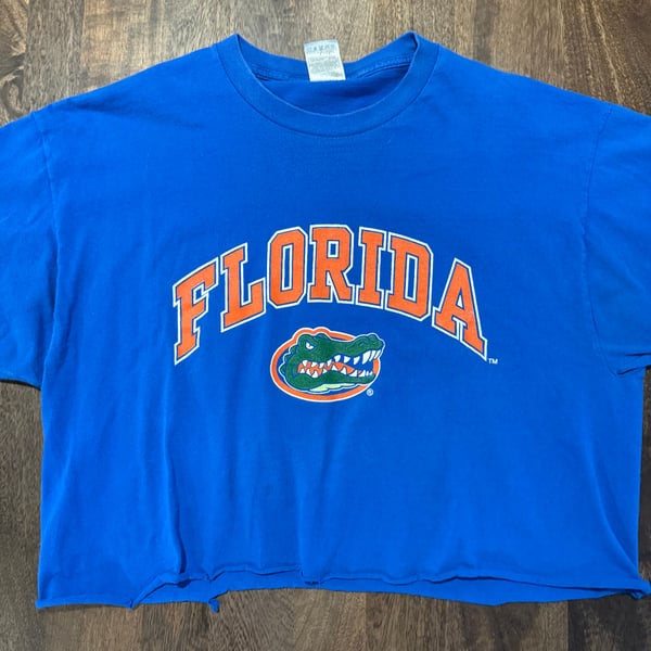 University of Florida Gators Blue crop T-Shirt  XL