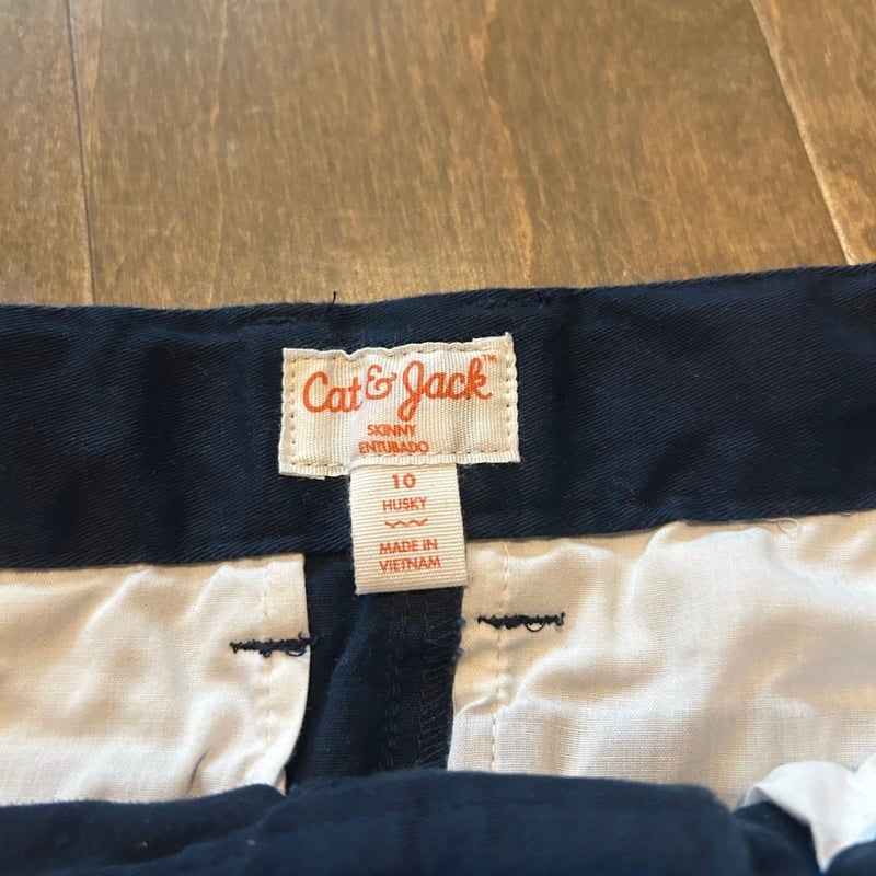 Cat & Jack Girls' School Uniform Straight Chino Pants, Size 16+ 3