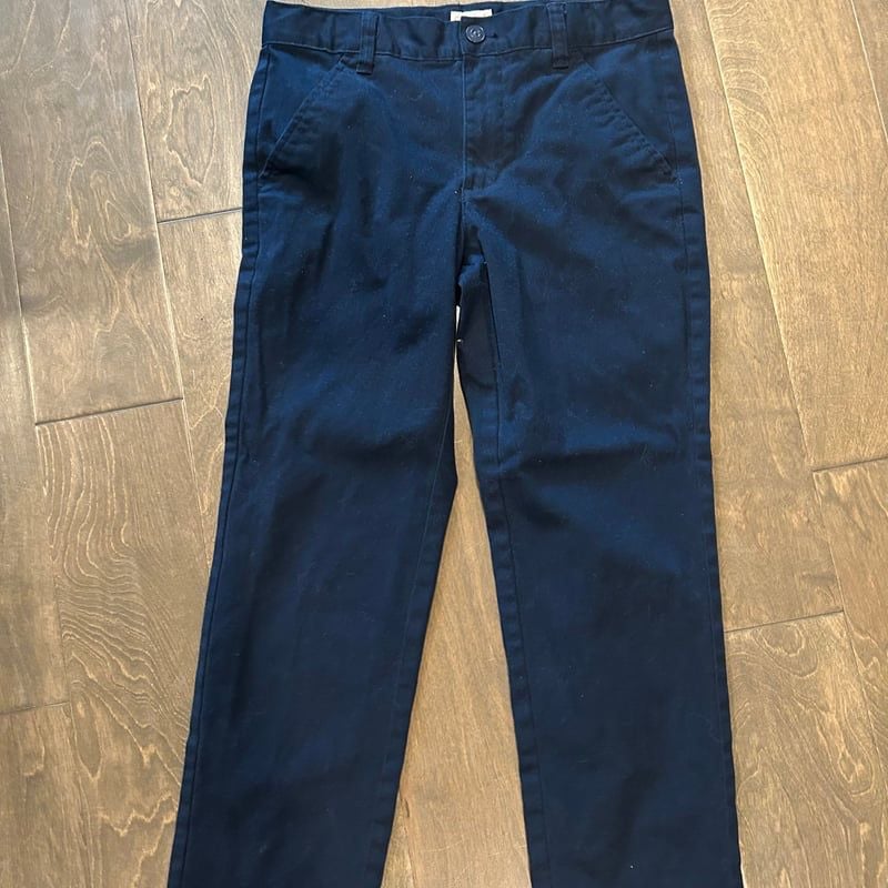 Cat & Jack Girls' School Uniform Straight Chino Pants, Size 16+ 2