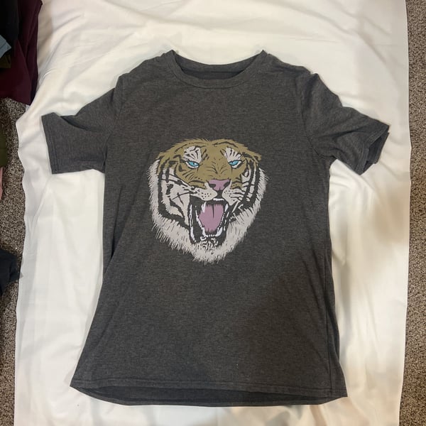 Altar'd State Grey Tiger Graphic T-Shirt