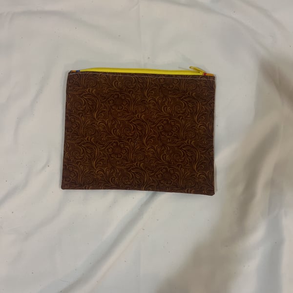 Olive Kodiak Small Zip Pouch