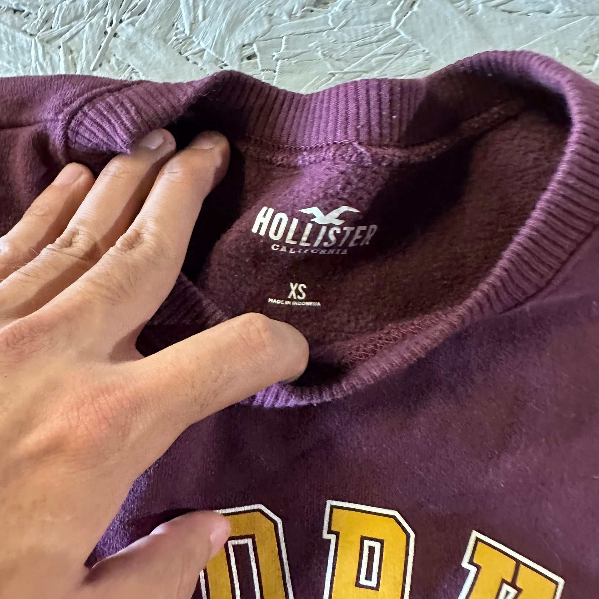 Hollister New York City Cropped Crewneck Sweatshirt 2