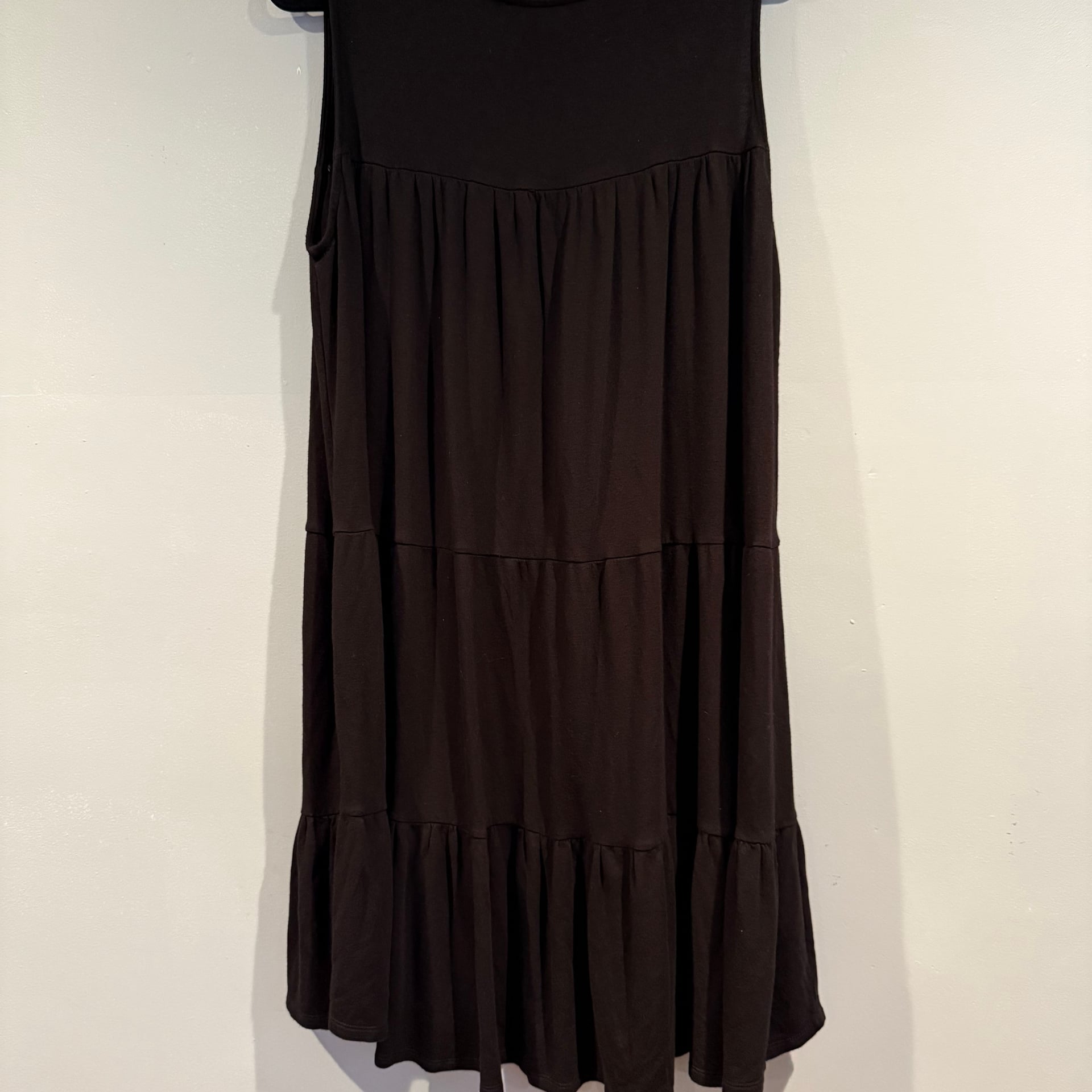 Philosophy Black Tiered Sleeveless Dress 2