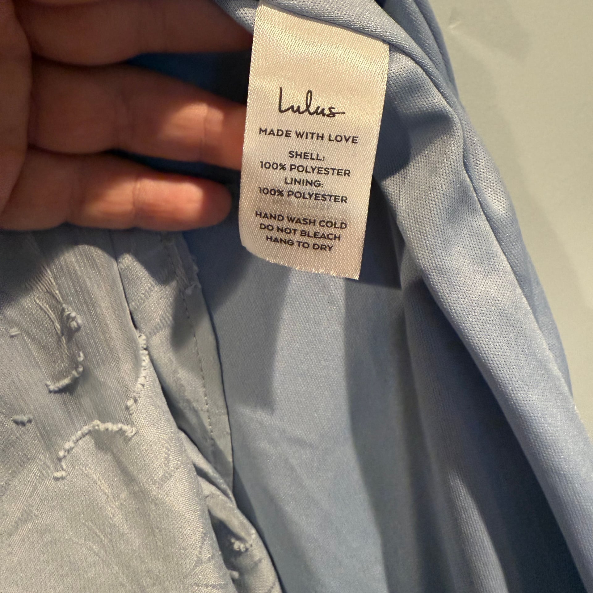 Lulus Blissfully Light Blue Jacquard Short Sleeve Wrap Midi Dress 3