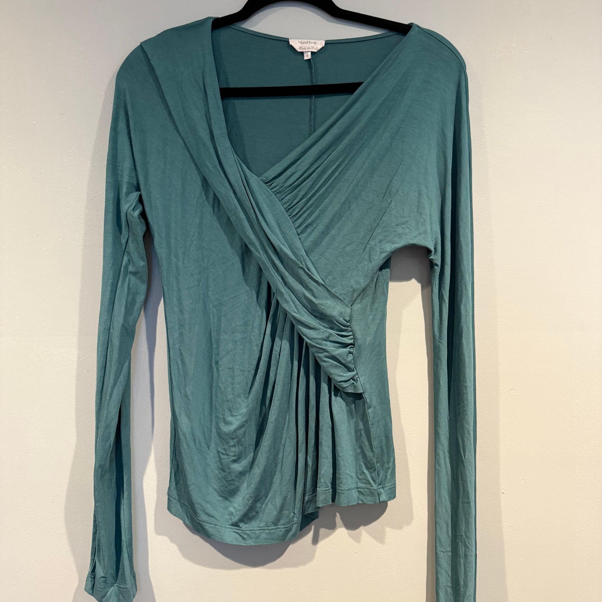 Max Mara V-Neck Long Sleeve Blouse 1