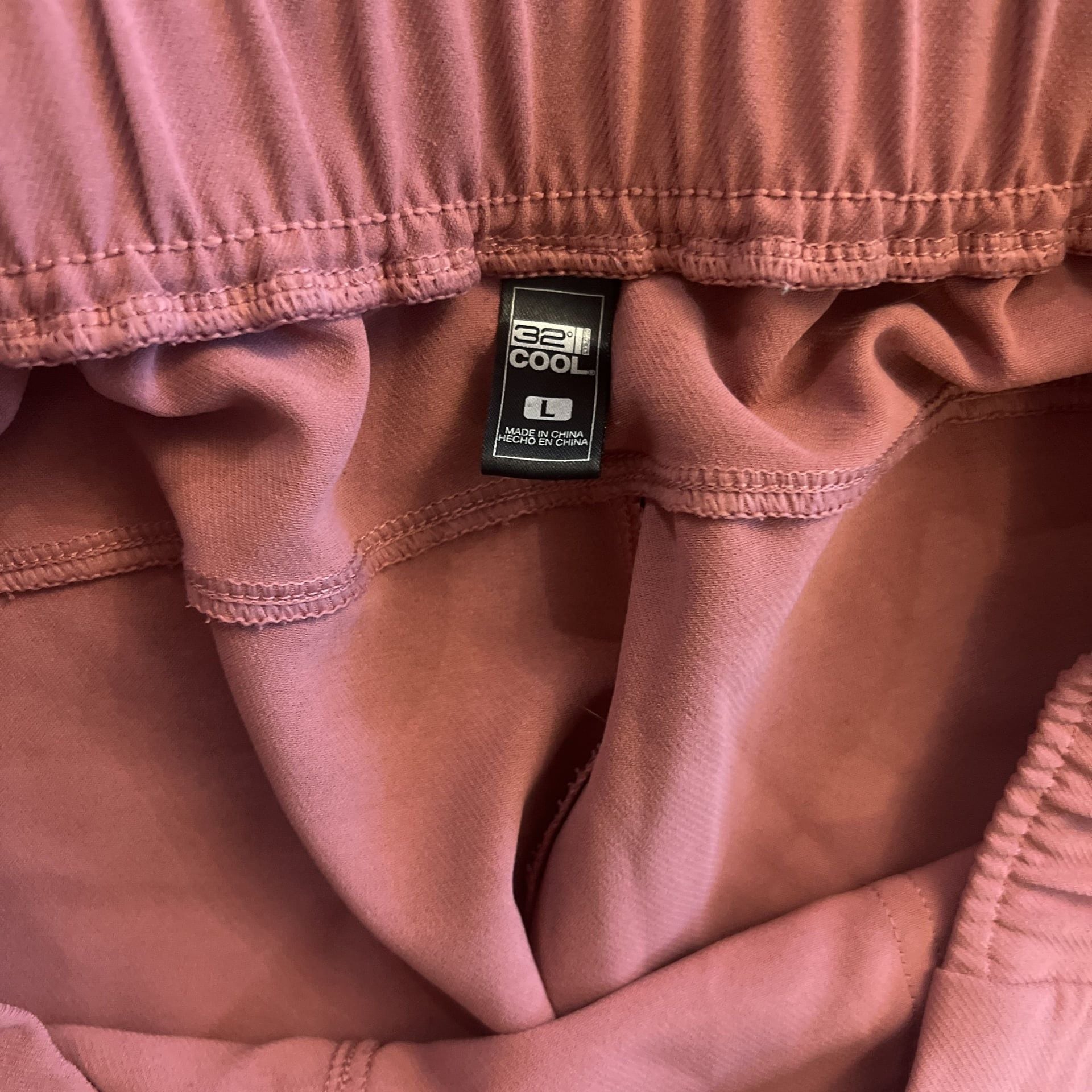 32 Degrees Women's Garnet Rose Pink Pull-On Joggers 4