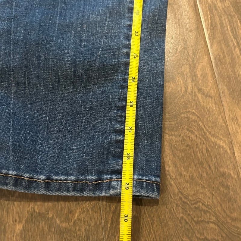 Chico's Platinum Boyfriend Mid Rise Blue Denim Jeans Size 0.5 (6) 4