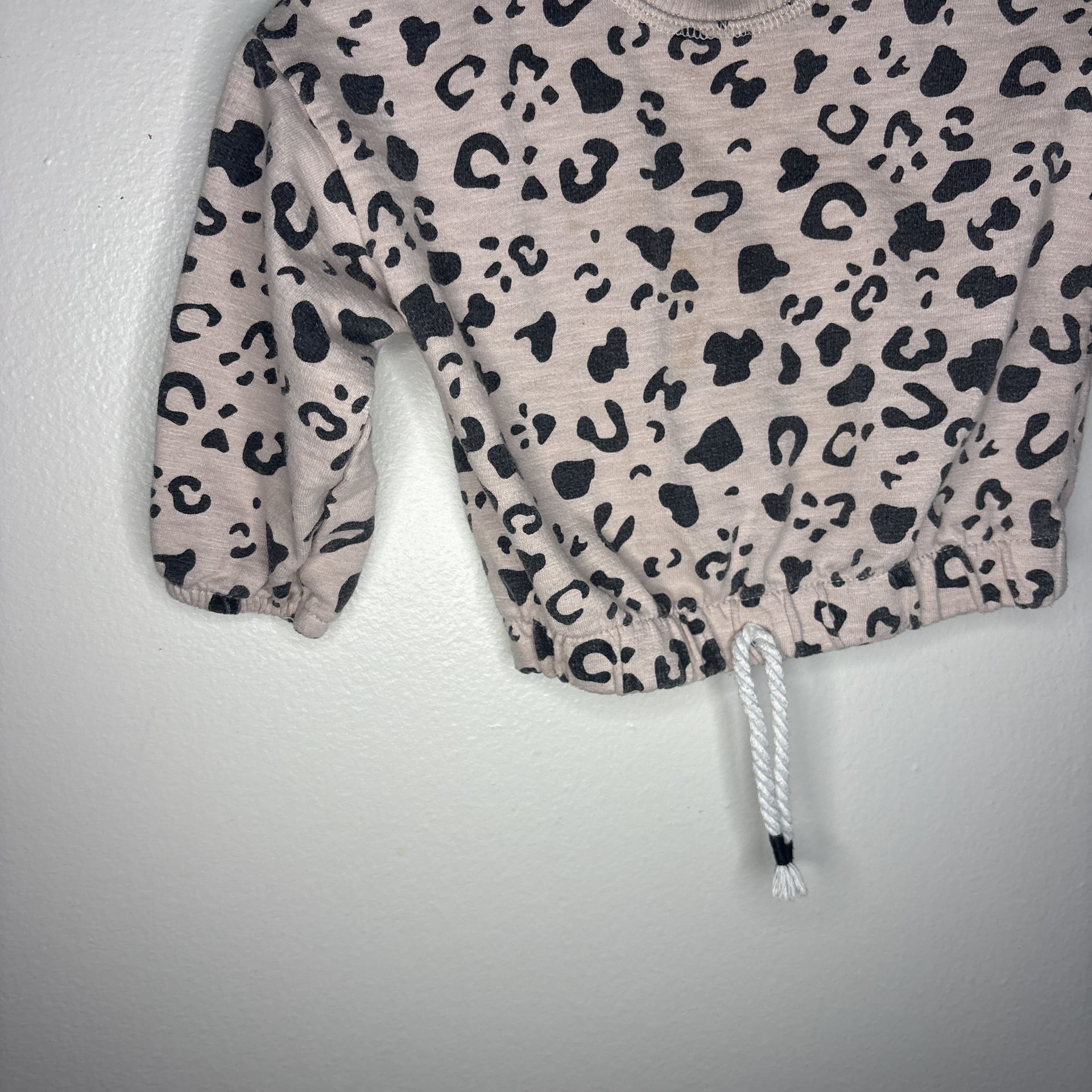 Jessica Simpson Leopard Print Cropped Sweatshirt 6
