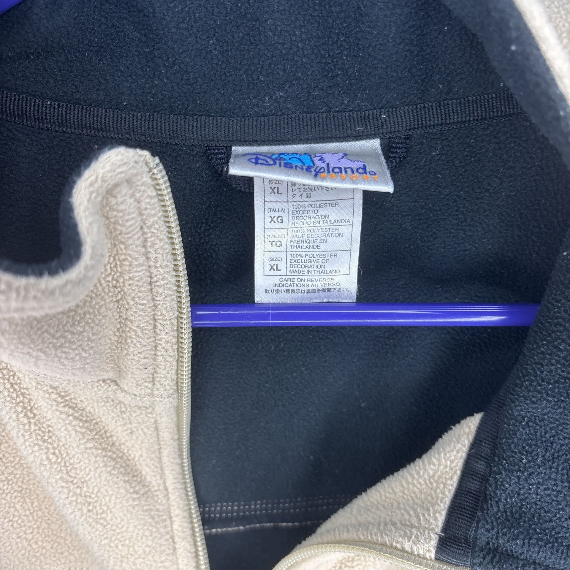 Disneyland Resort Mickey Mouse Full Zip Fleece Jacket 5