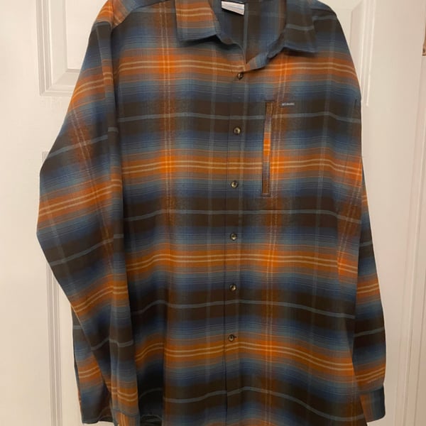 Columbia Elements II Men's Flannel Shirt Oversized Fall Staple Gorpcore Normcore