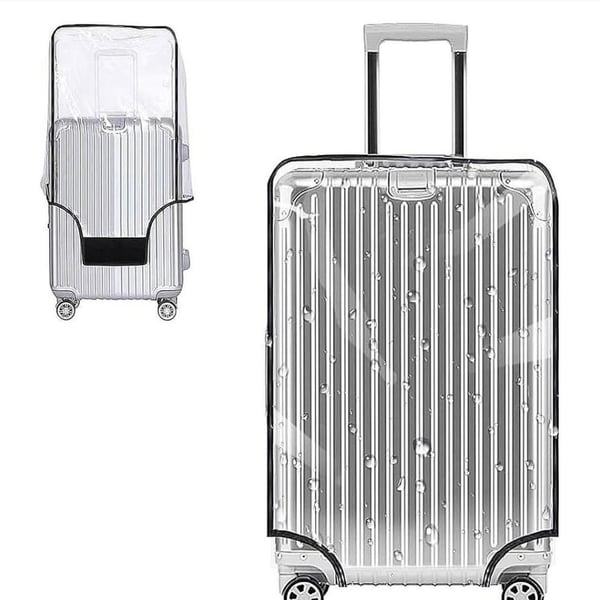 Clear PVC Suitcase Cover Protector for Wheeled Luggage