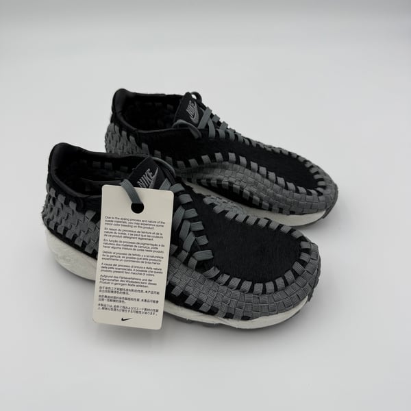 Nike Air Footscape Woven Black Smoke Grey Women's Sneakers