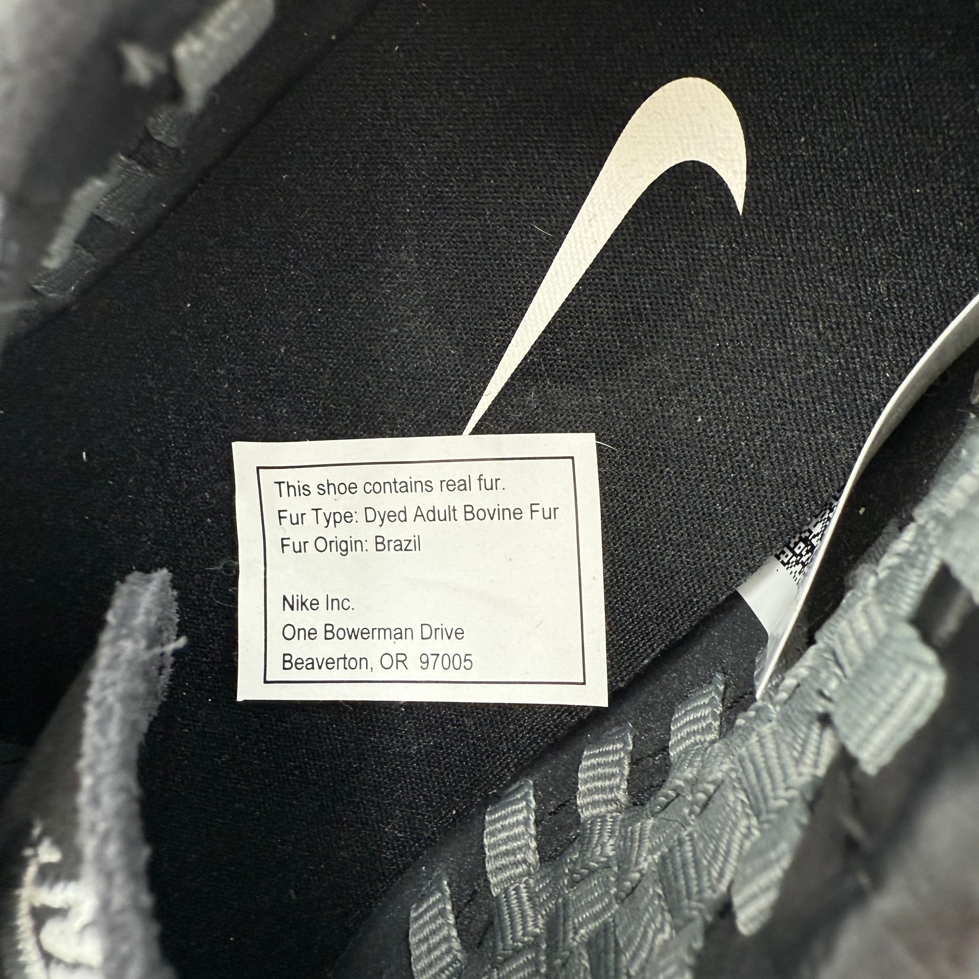 Nike Air Footscape Woven Black Smoke Grey Women's Sneakers 7