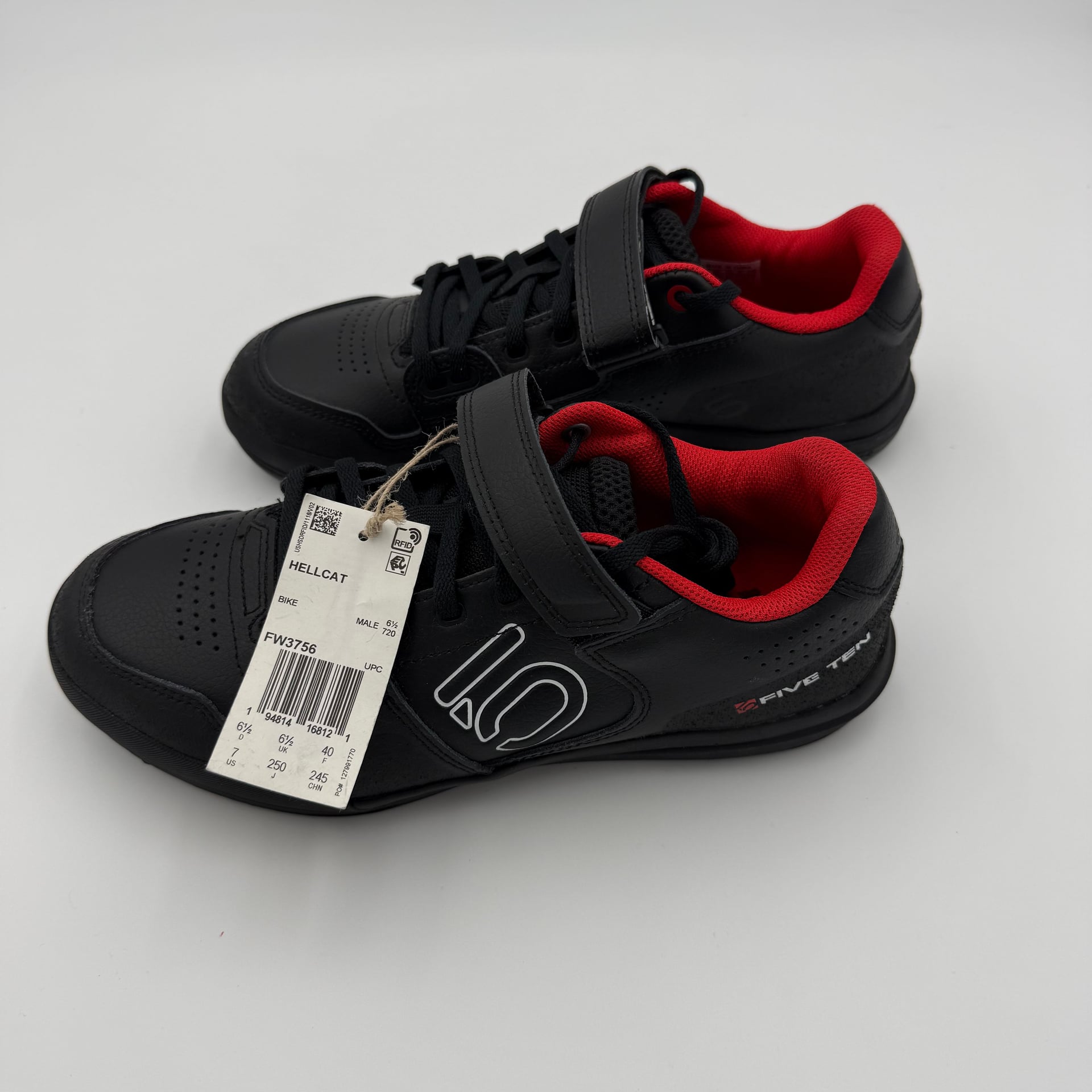 Adidas Five Ten Hellcat Mountain Bike Shoes Black/Red 1