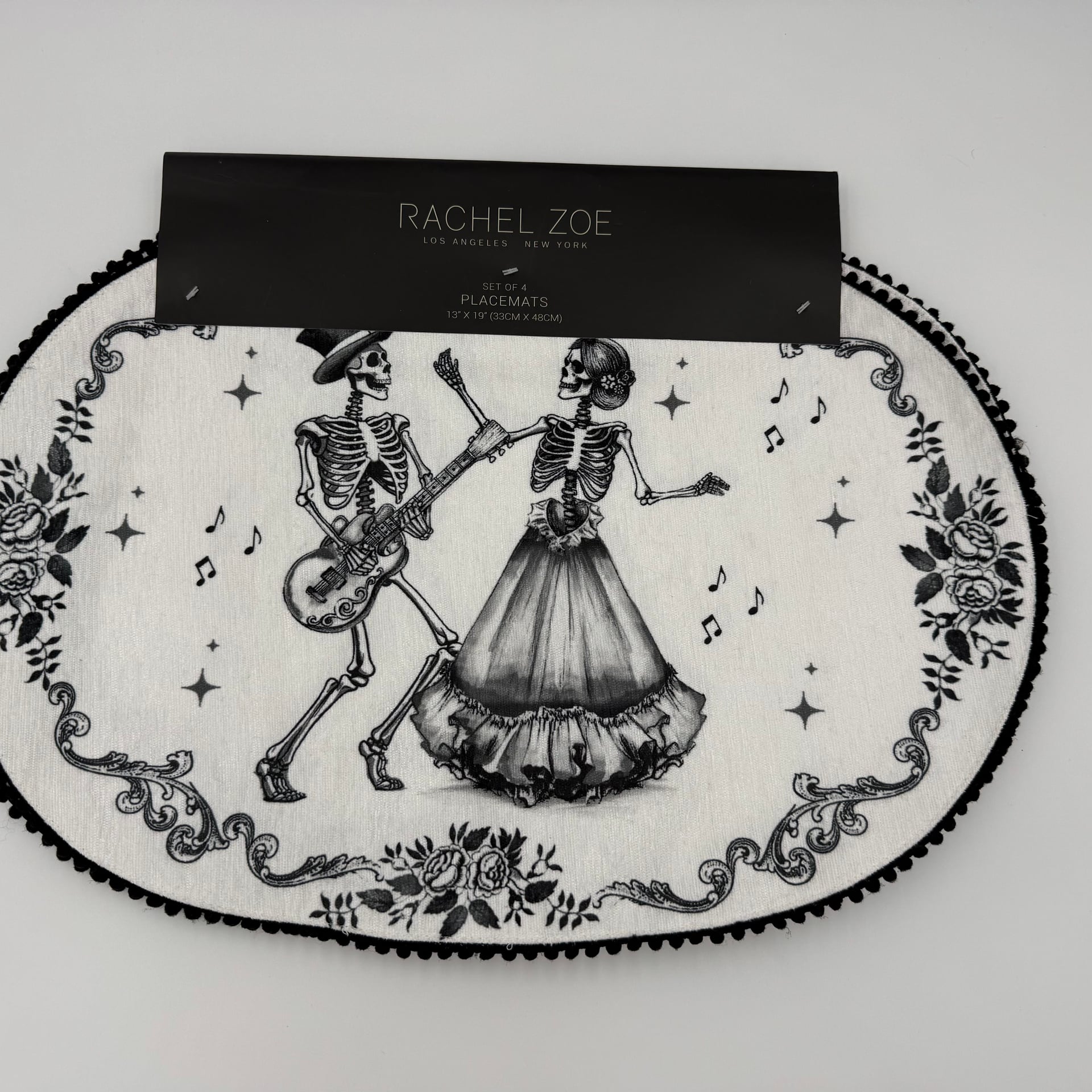 Royal Stafford Halloween Skeleton Wedding Couple Dinner Plates Set of 4 1