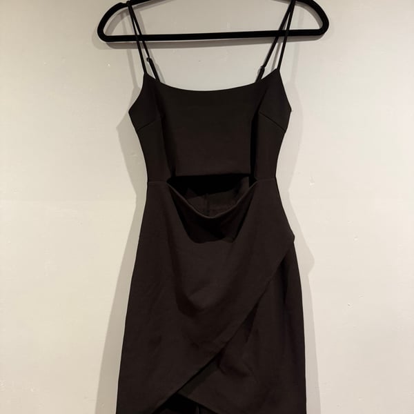Lulus On The Town Black Cutout Bodycon Mini Dress