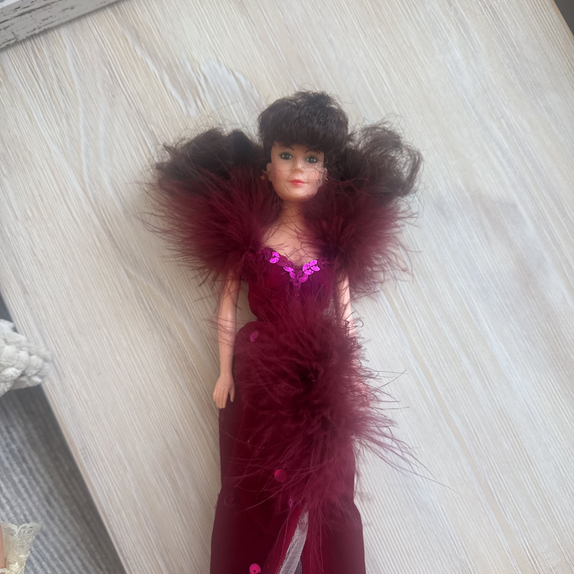 Vintage World Doll Scarlett O'Hara in Red Dress from Gone With The Wind, Limited Edition Turner Entertainment 1989 1