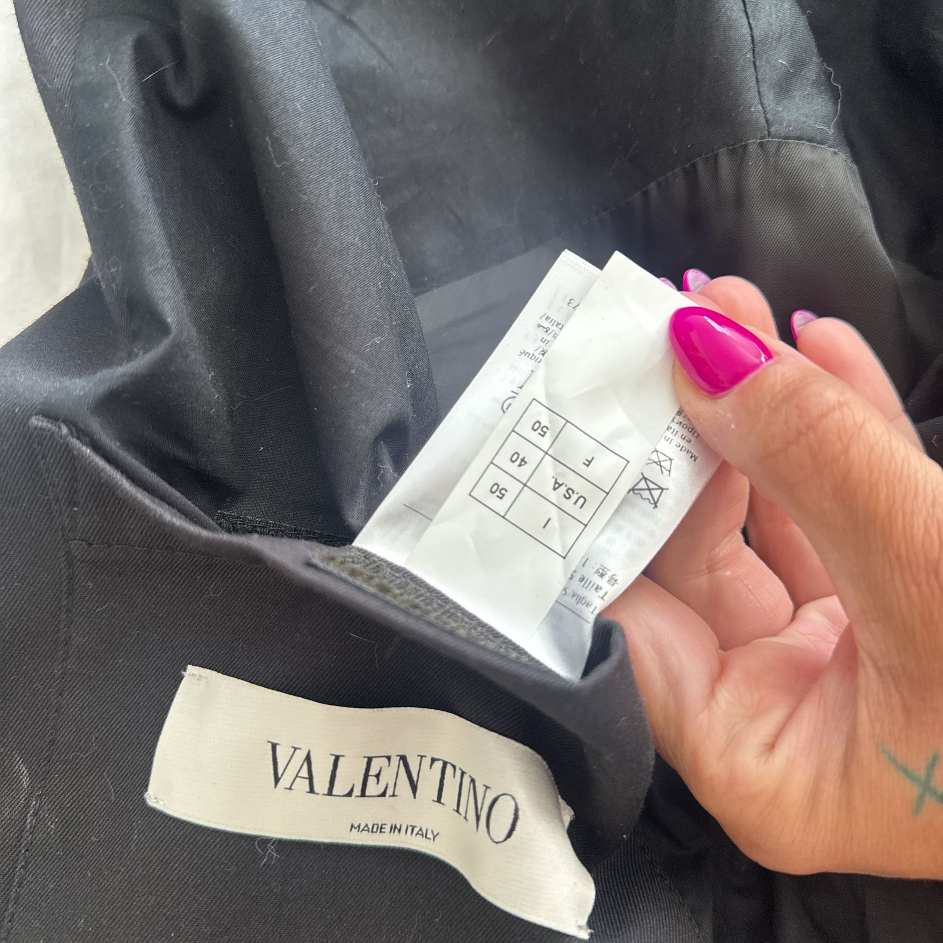 Valentino Logo Bomber Jacket Size US 40 3
