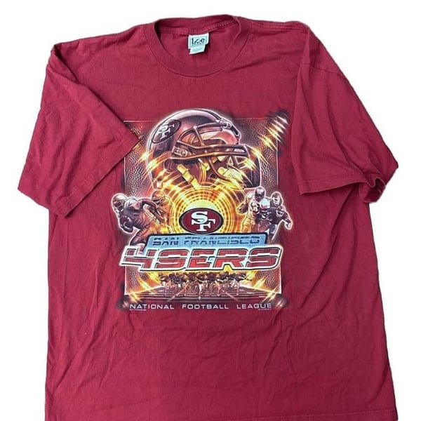 VTG San Francisco 49ers Panning For Victory Miner NFL Salem T-Shirt