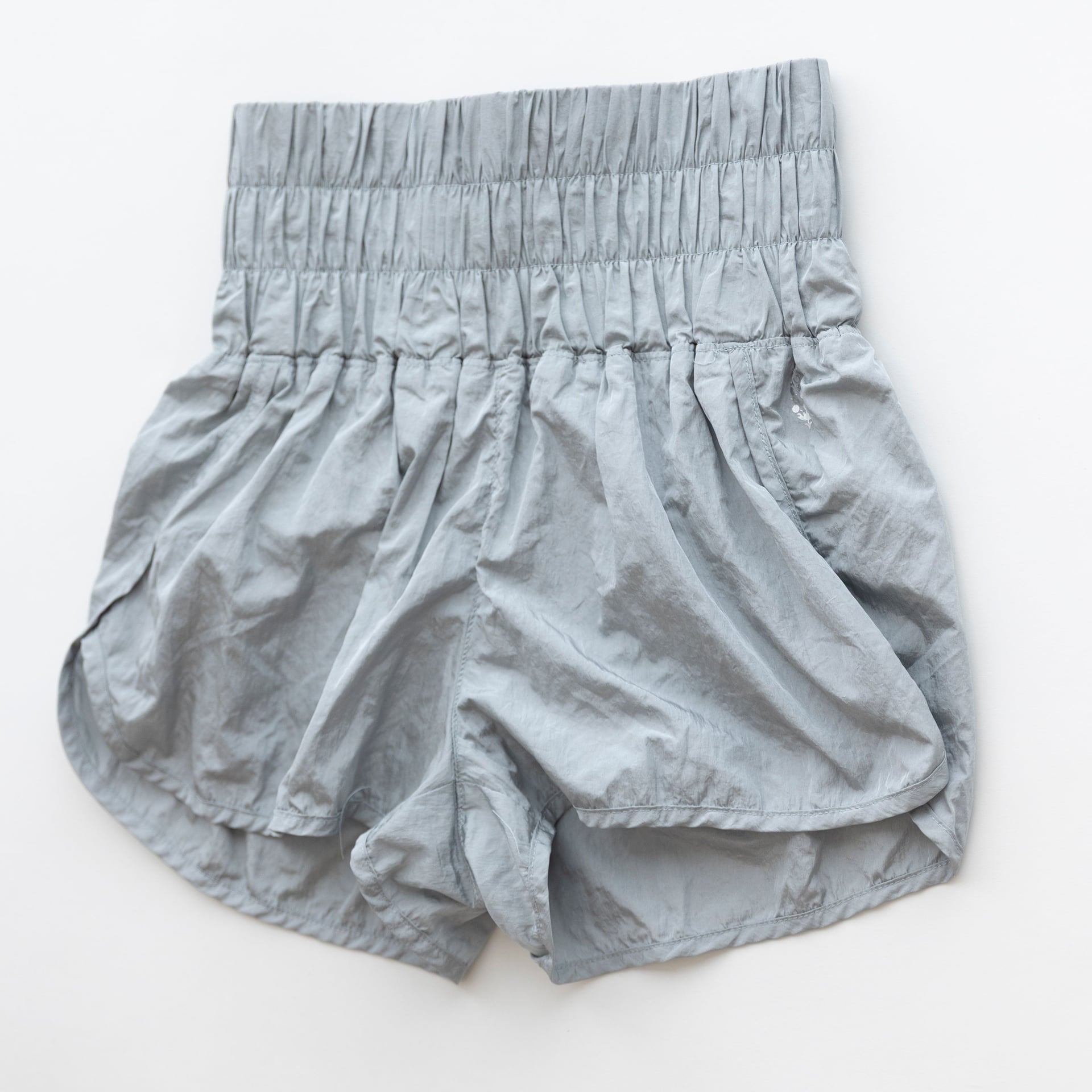 Free People FP Movement Shorts Athletic Sz Small Gray "The Way Home" 2