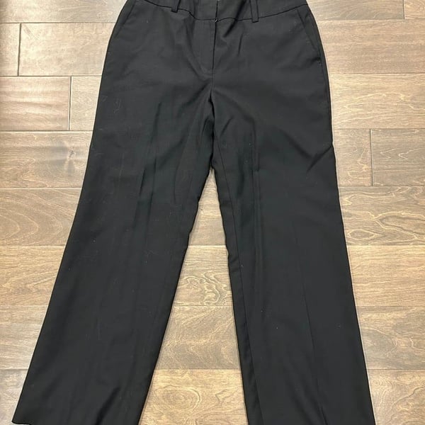 Ann Taylor Women's Lindsay Trousers Black Size 10