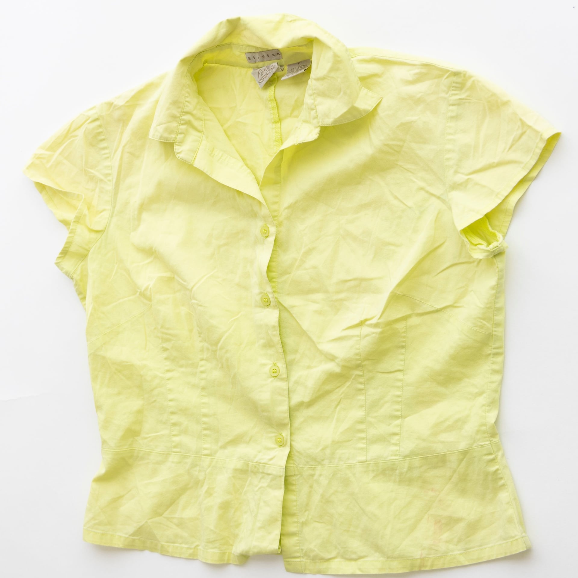 Vintage Yellow Fiorlini International Blouse 2