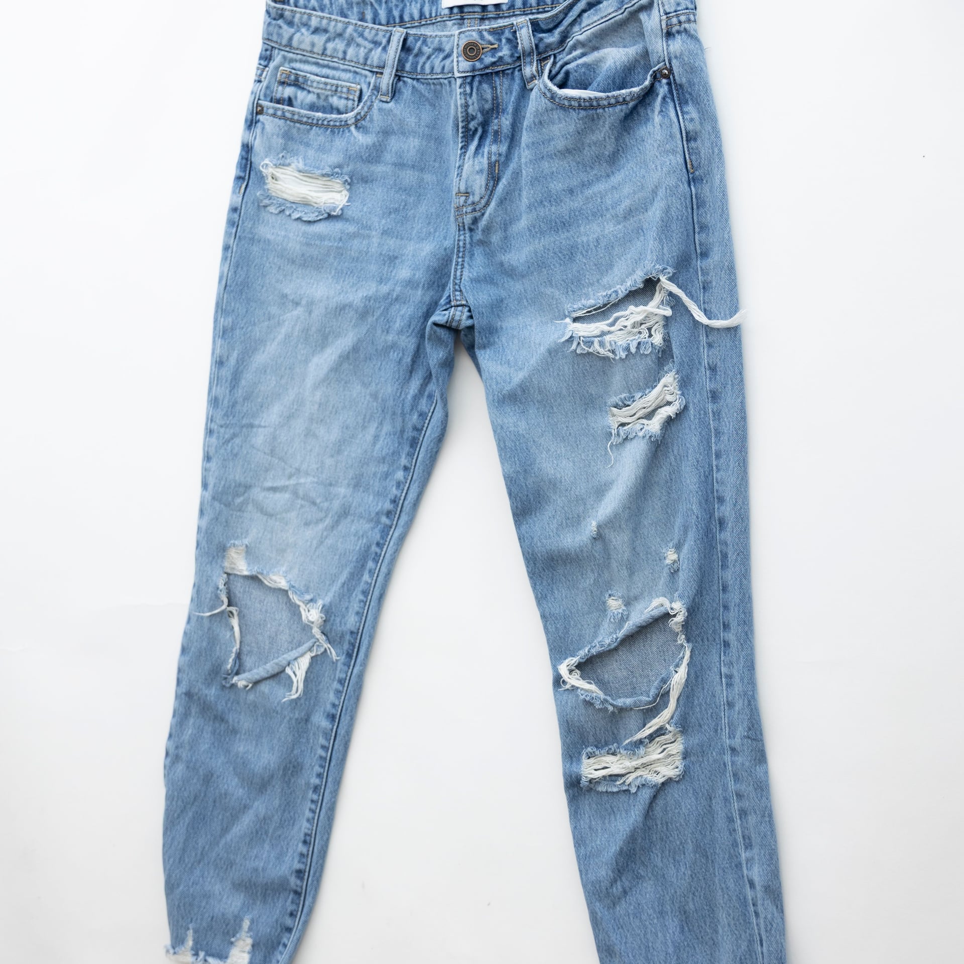 Hidden Los Angeles Light Wash Distressed Jeans 2