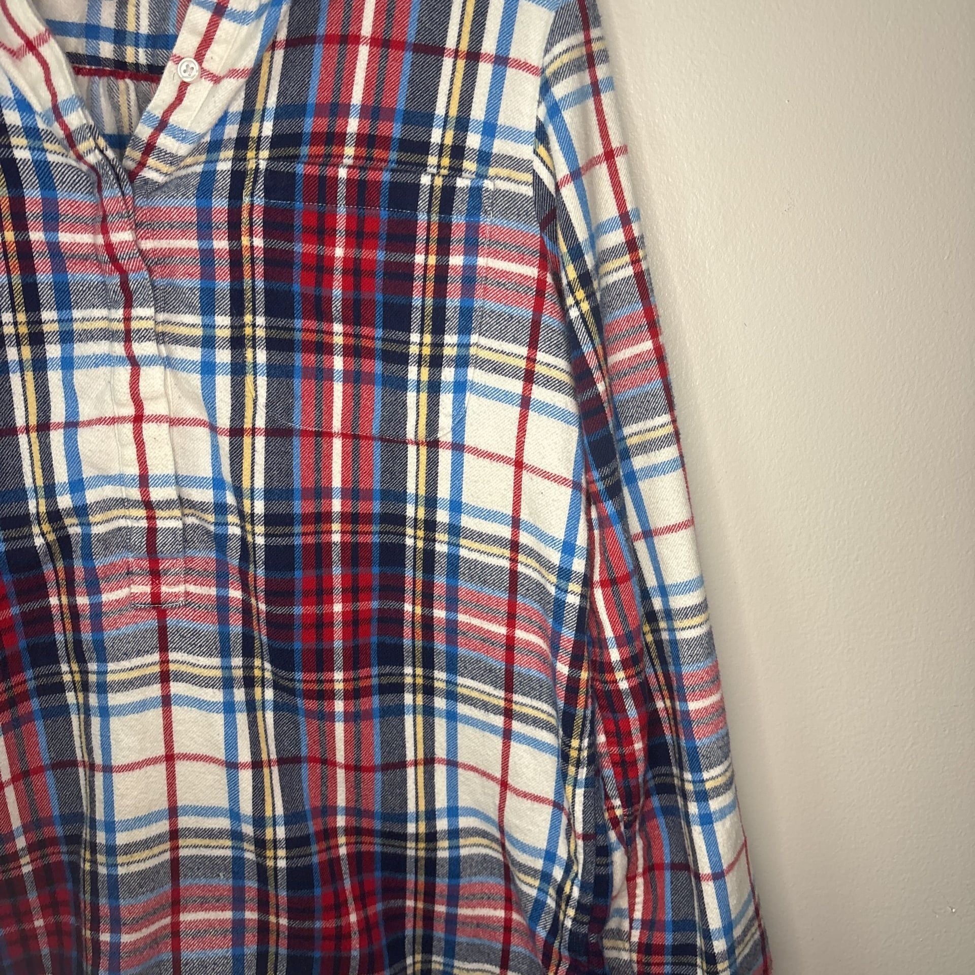 J. Crew Men's Flex Washed Plaid Button Down Shirt 4