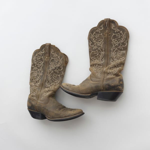 Twisted X Womens Fancy Stitched Brown Bomber Cowboy Boots WWT0025 Size 7B