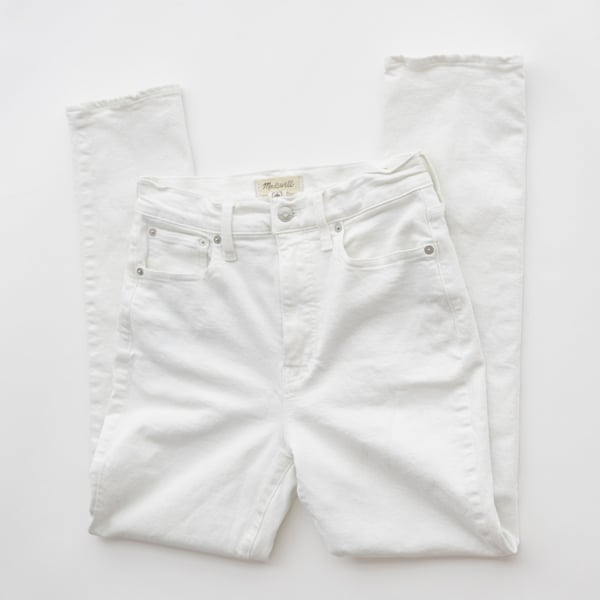 Madewell The Perfect Vintage Jean in Tile White